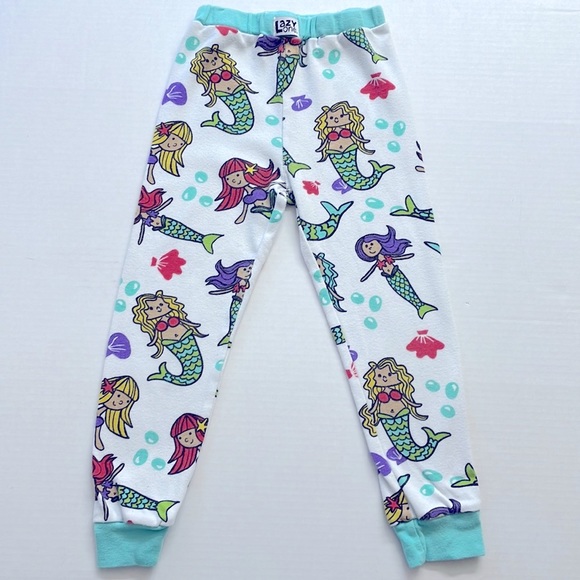 Lazy One “Sea You In The Morning” Mermaid Pajama Set, Size 4T - Picture 7 of 9